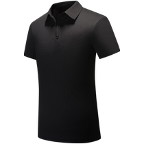 High-end POLO shirts with custom printed logos company executive group work clothes short-sleeved lapel T-shirts with embroidered words