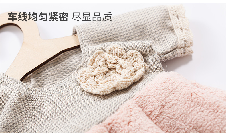 Bếp khăn treo dễ thương phim hoạt hình công chúa váy tắm khăn Hàn Quốc khăn thấm sơn mạnh mẽ - Khăn tắm / áo choàng tắm khăn xô tắm 6 lớp