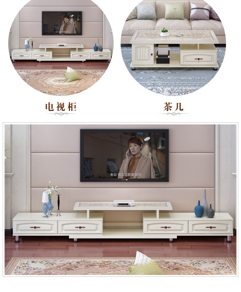 Đám mây Man kính cường lực kết hợp bảng thu vào TV tủ cà phê tối giản hiện đại châu Âu căn hộ nhỏ tủ TV phòng khách - Buồng tủ quần áo em bé