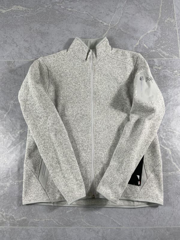 Authentic In-Stock Arcteryx Covert Cardigan Gray Fleece Jacket for Men and Women