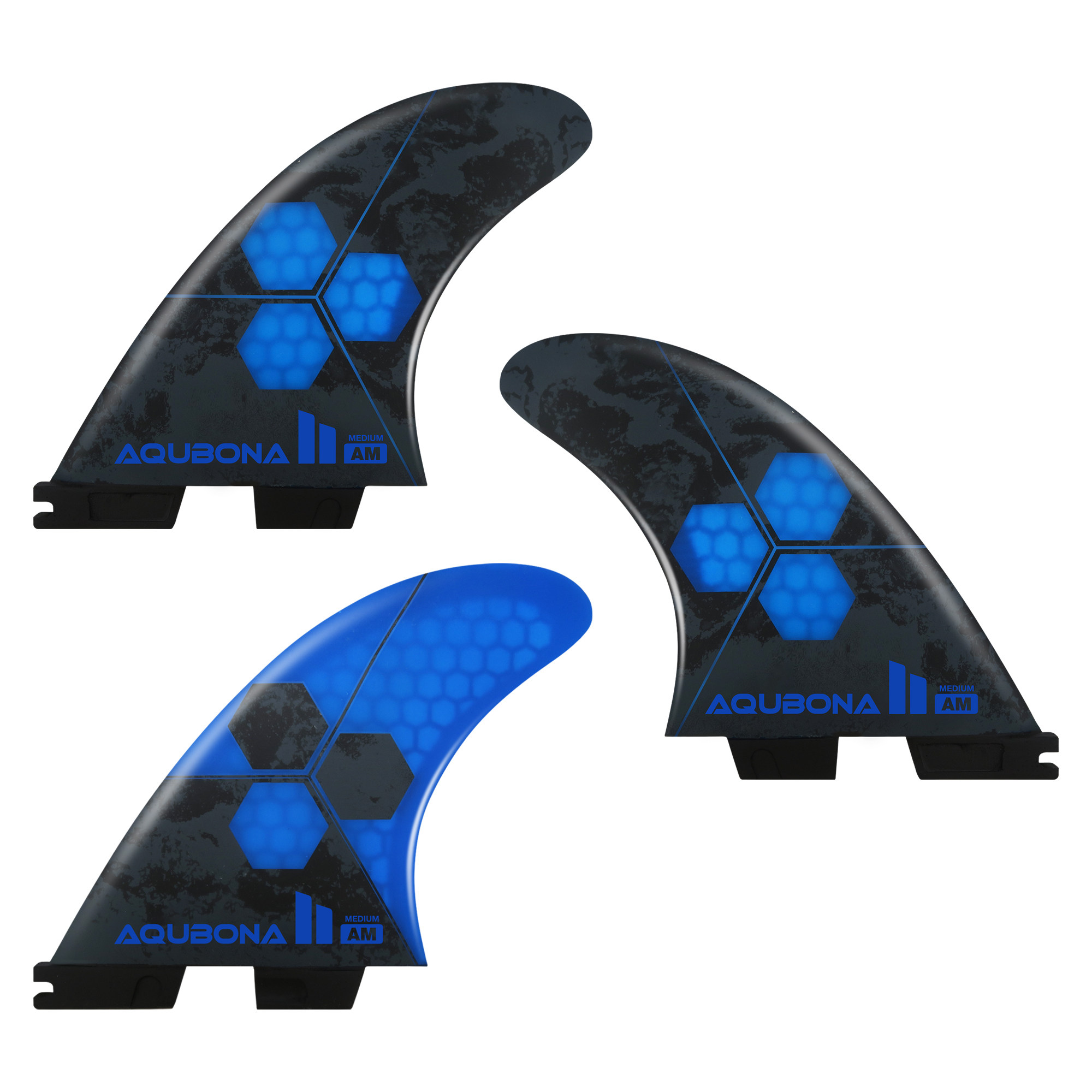 AQUBOA glass fiber tail rudder high-quality honeycomb surfboard tail fin FCS II highlight M series tail rudder-Taobao