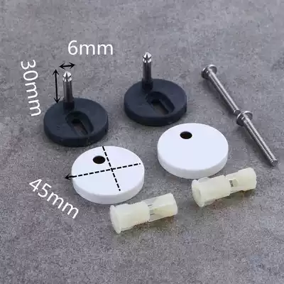 Toilet cover accessories cover screw connector Toilet cover toilet installation and fixing bulging mounting screw Universal