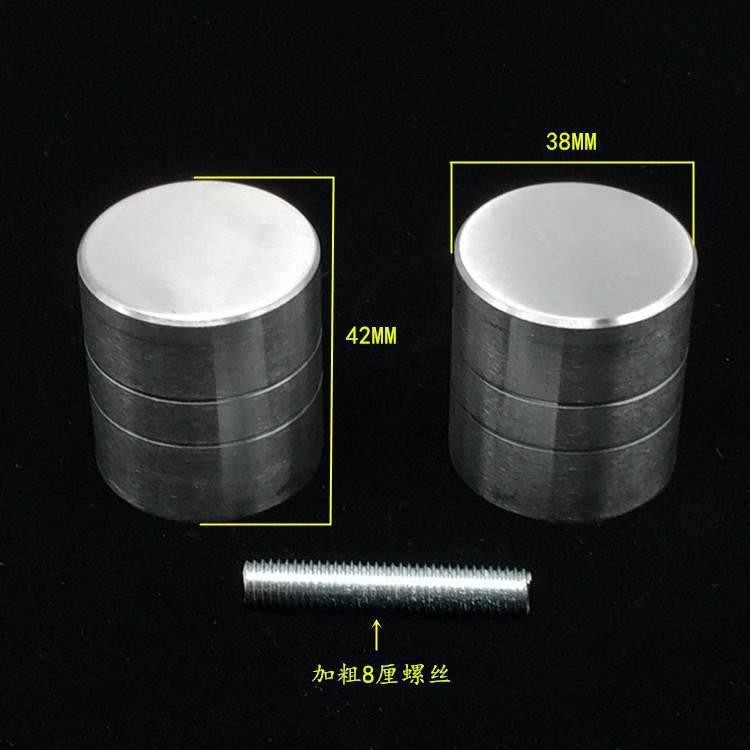 Public toilet powder room partition accessories Stainless steel powder room door handle Cylindrical pair handle
