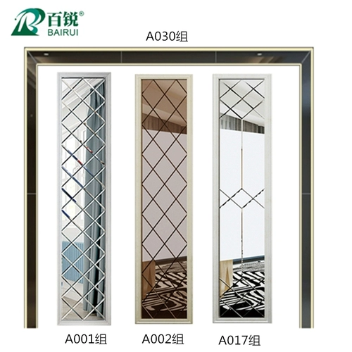 Искусство стеклянного боевого зеркала телевизионное фоновое плитка плитка гостиная, поддерживающая пограничное чайное зеркало белое зеркальное стекло стекло Стеклянное зеркало