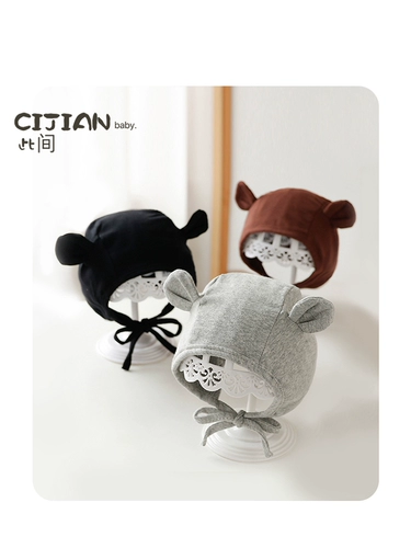 Детская шапка, осенняя милая кепка для новорожденных