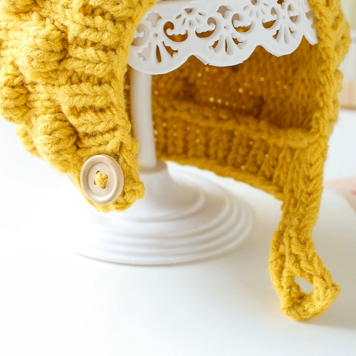 Детская демисезонная милая трендовая шерстяная трикотажная шапка подходит для мужчин и женщин