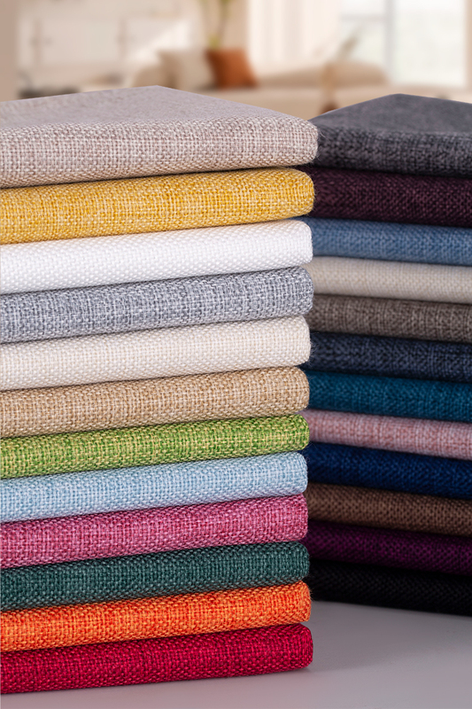 Cotton and Linen Fabric for Sofa, Thickened Solid Color Coarse Cloth Tablecloth, Linen Fabric Clearance Sale, DIY Pillowcase Fabric