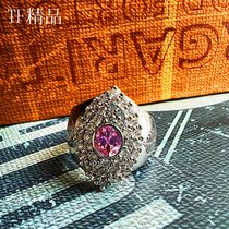 Thai Buddha Truffle Real Products Azanren Peach Blossom Eye Ring Zhao Liying with the same ring