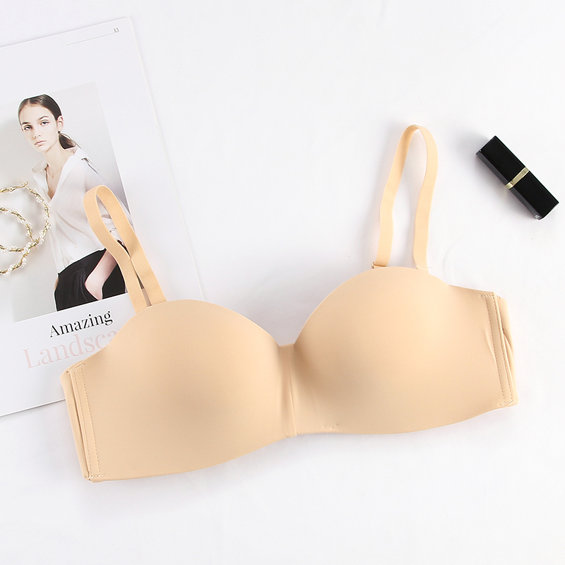 Miễn phí Haven Đã bỏ đánh dấu đồ lót Womens Steelless Thin Sexy Girl Bra bóng nhỏ ngực Thu thập lên đến áo ngực.