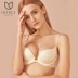 Miễn phí Heaven Front Buckle Bra Silk Sexy Gathered Ngực nhỏ Tập hợp Đồ lót Nữ mùa hè mỏng Không có dấu vết Làm đẹp Bra Bra - Áo ngực không dây Áo ngực không dây