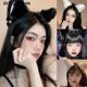 ພັກເອີຣົບແລະອາເມລິກາ veil sexy lace black cat and rabbit headband bow hair accessories 10,000 Christmas head accessories