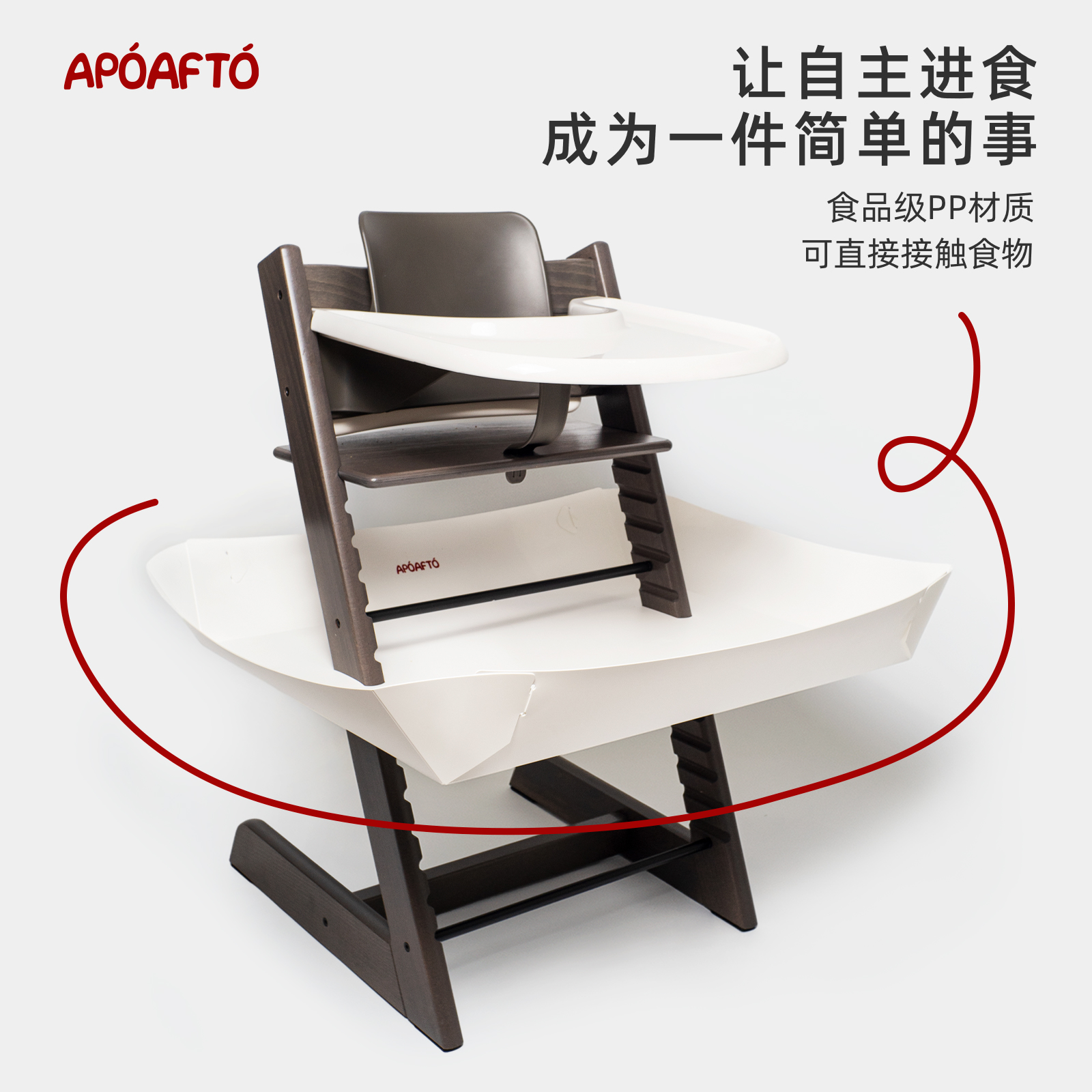 stokke autonomic eating god instrumental anti-dirty pad Stoke dining chair dinner plate accessories Catchy pick up food-Taobao