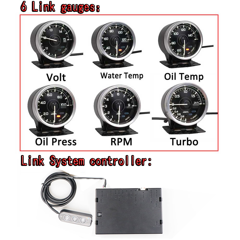 DEFI A1 car retrofit OBD exempt zd multifunction meter water temperature rev turbine oil pressure racing meter