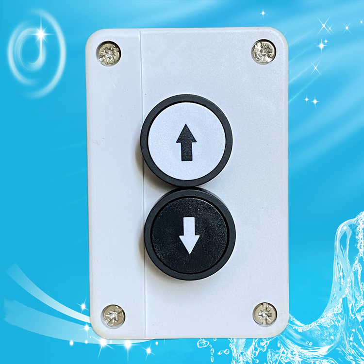 Garage Fence Machine Door Switch Button Case Gear Shift Lever Lifter Roll Door Double Hole Manual Control Case Two Holes Lift box