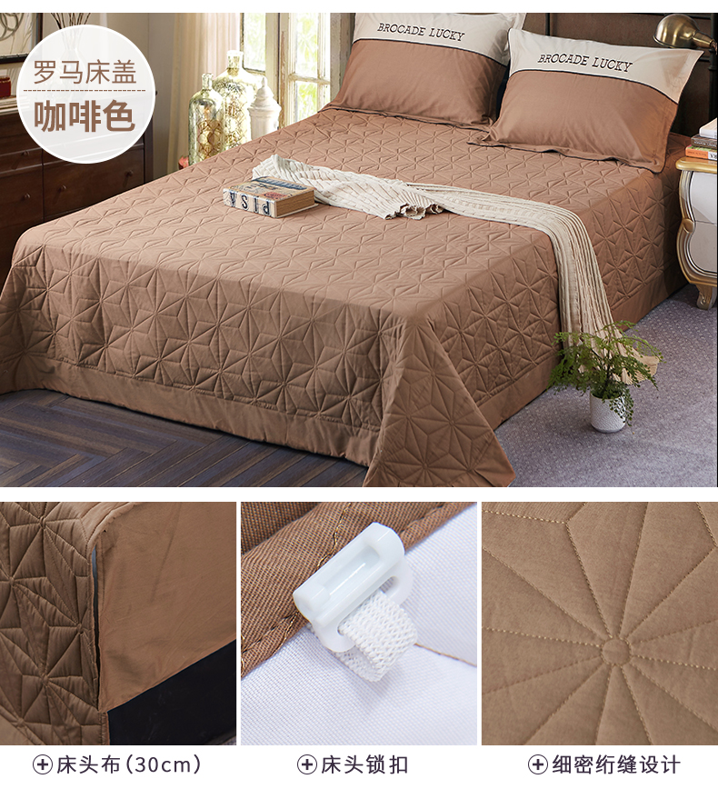 tờ đúp mảnh bông cotton giường dày 1,5 m 1,8 m giường giường bao gồm một mảnh duy nhất của quilting bông - Trải giường thảm lông cừu trải giường