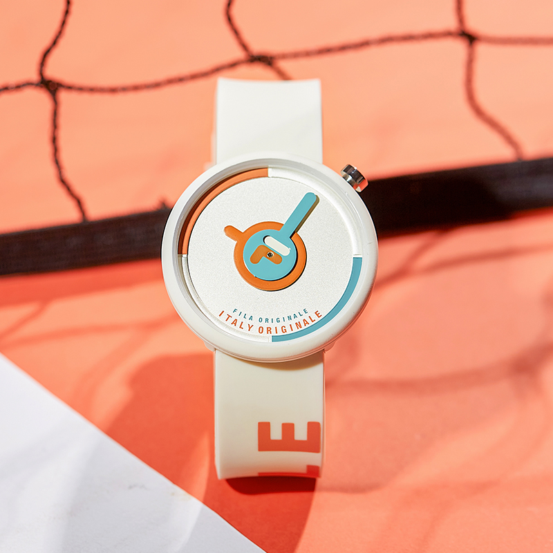 FILA 斐乐 男女同款 撞色硅胶运动手表 FLM38-6126 双重优惠折后¥99包邮 多色可选 可叠加淘金币