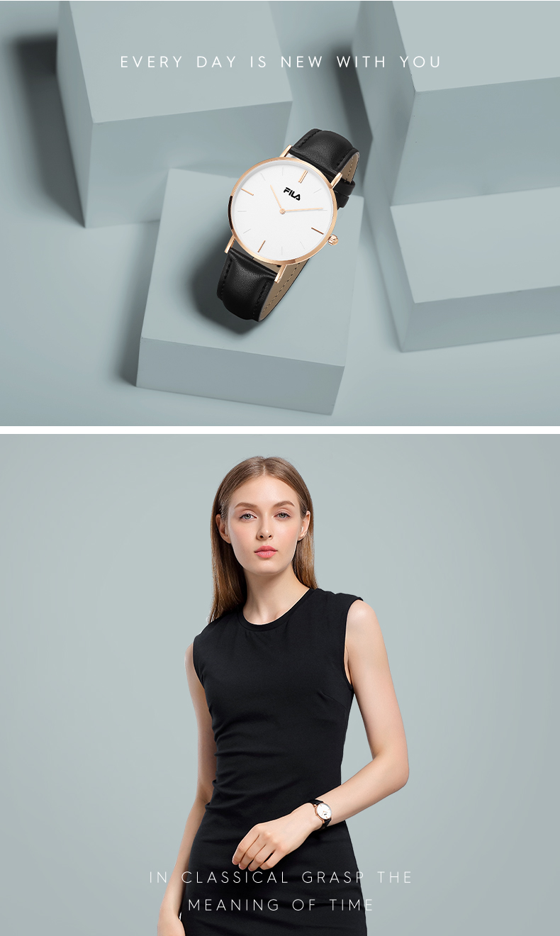 斐乐 FILA 男女士防水时尚石英表 图3
