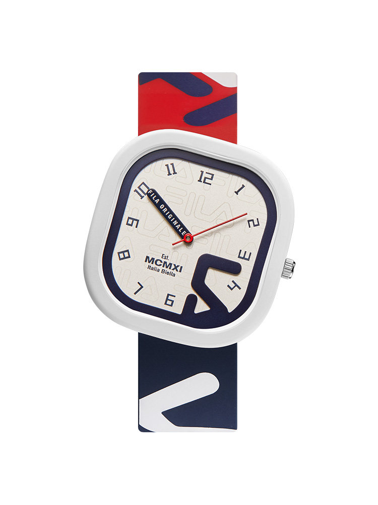 Fila Watch Silicone Strap for Men and Women, Simple Sports Waterproof Watch for Couples, Middle School, High School, and College Students 6098