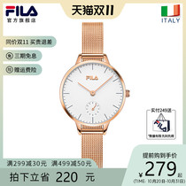 FILA FILA FILA Mens Women Watch Monocular Quartz Fashion Temperament Slim Steel Belt Watch 645