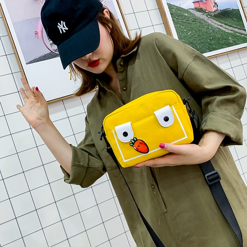 Tide, мультяшная поясная сумка, сумка через плечо, милая небольшая сумка, японская сумка для телефона, нагрудная сумка, в японском стиле, 2019