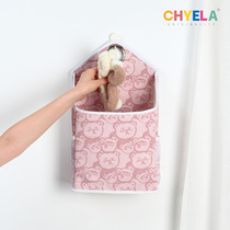 Original Little Bear Cloth Art Dormitory Hanging Pocket Collection Bag Suspended Wall Containing Hanging Bag Hanging Wall Style diyAB175