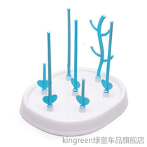 Bottle storage box baby tableware storage box baby-specific food supplementary tools bowls and chopsticks with lid storage and draining rack