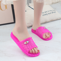 Crystal fashion and cool slippers women wearing Korean version beach anti-slip wet horizontal sole dragged