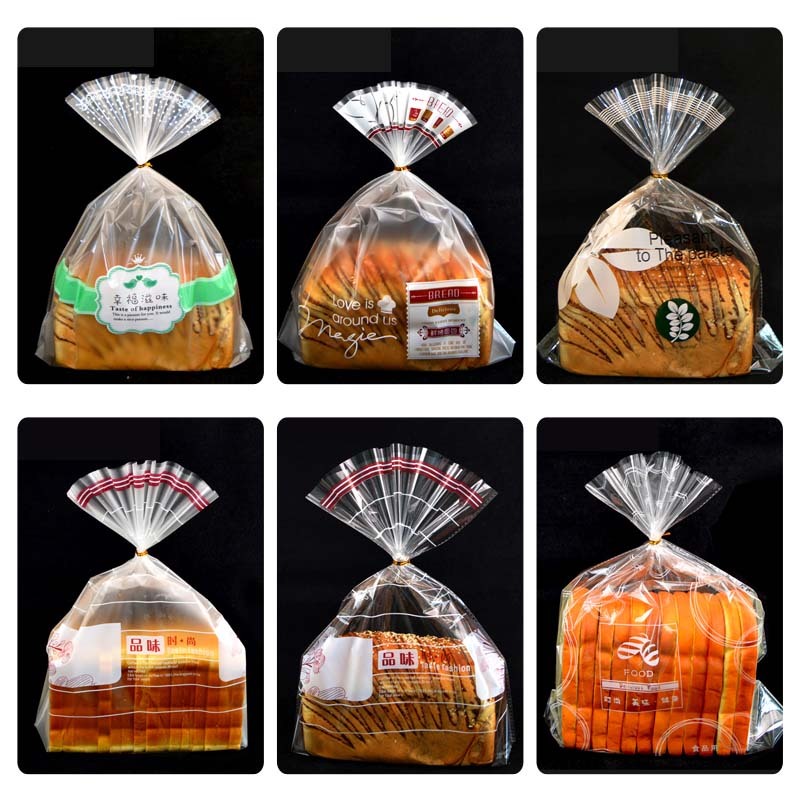 Huaense Sky Honest Baking Packaging 450g Toast Bread Bag Cake Sliced Bread Zikou Food Packaging Bag
