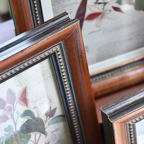 Ретро настенная индивидуальная фоторамка из натурального дерева, в американском стиле, 10 дюймов, делается под заказ