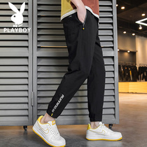 Playboy autumn pants men autumn casual pants Korean fashion ankle-length pants mens pants 2021 New Tide
