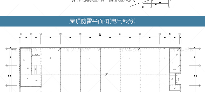 T37 建筑设计结构给排水暖通电气CAD施工图纸办公楼宿舍楼...-19