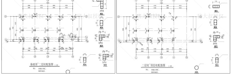 新农村自建房设计图纸一层二层三层建筑CAD施工图别墅建筑效果图