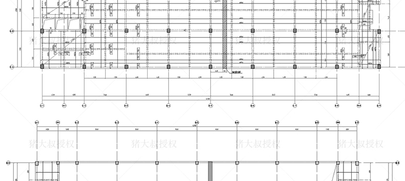 T37 建筑设计结构给排水暖通电气CAD施工图纸办公楼宿舍楼...-29