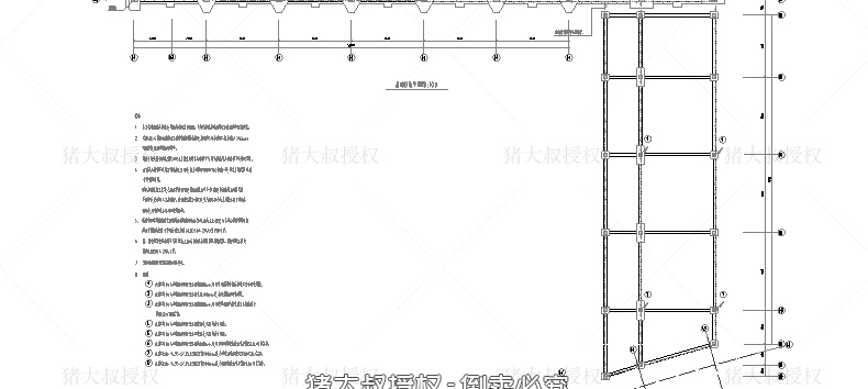 T37 建筑设计结构给排水暖通电气CAD施工图纸办公楼宿舍楼...-18