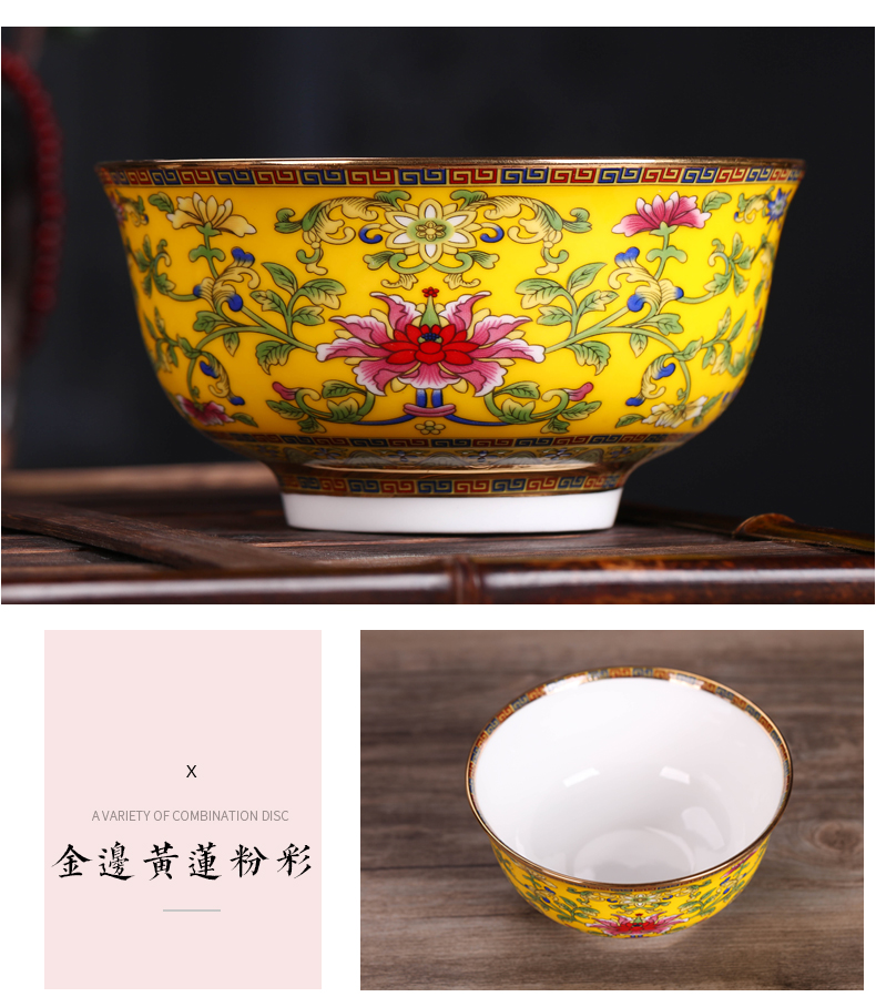 Jingdezhen dishes suit household of Chinese style dishes combine new fuels the 5 inch bowl ipads porcelain antique bowl of long life