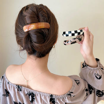 Hairpin for the Back of the Head, Spring Clip, 2024 New Model, Horizontal Clip, High-End Feel, Hair Accessory, Simple Bobby Pin, Hair Clip