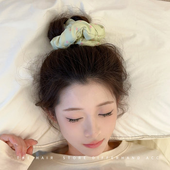 Large Intestine Hair Band for Women, High-End, Fashionable, Sleeping Fat Intestine Headband, Extra Large Filling, Non-Harming Hair Pillow, Rubber Band