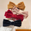 New Year's Red Bow Hair Clip for the Year of the Horse, Large Hairpin for Women, Back of the Head Hair Accessory