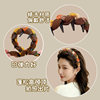 2025 New Sweet and Versatile Comb Hairband, Non-Slip, Autumn and Winter Hair Accessory for Women, Suitable for Daily Wear, High Cranial Top Hair Clip Headband