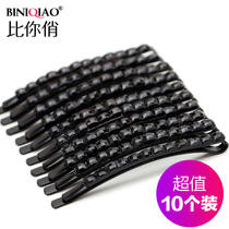 Hair black diamond clip Korean hairclip jewelry side clip bangs small clip clip Black Diamond trim headgear hair card