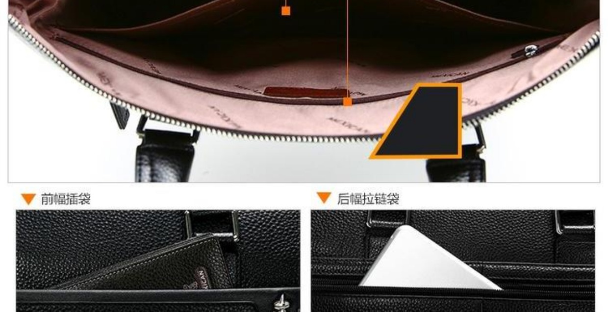 Scarecrow da nam kinh doanh túi chéo vai túi xách nam túi xách lớp da đầu tiên Messenger túi thủy triều - Túi của con người túi furla