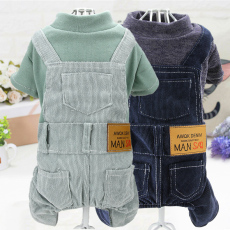 Одежда для животных 狗衣服新款春夏秋冬款背带裤四脚衣泰迪贵宾狗狗衣服用品狗服饰