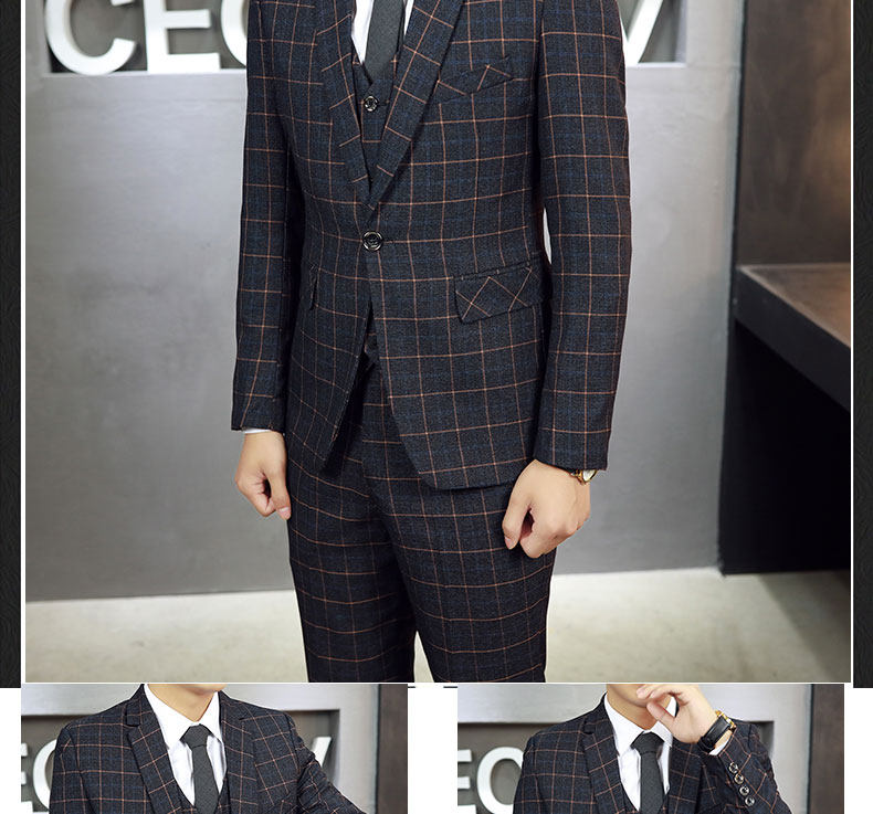 Costume homme en coton pour automne - Ref 1578596 Image 13