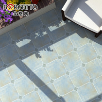 Bvlgari outdoor garden tiles 300 terrace courtyard floor tiles Non-slip antique tiles Outdoor balcony floor tiles