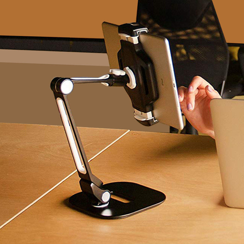 Large size flat bracket ipad pro12 9 13 inch surface computer desktop aluminum alloy shelf lift