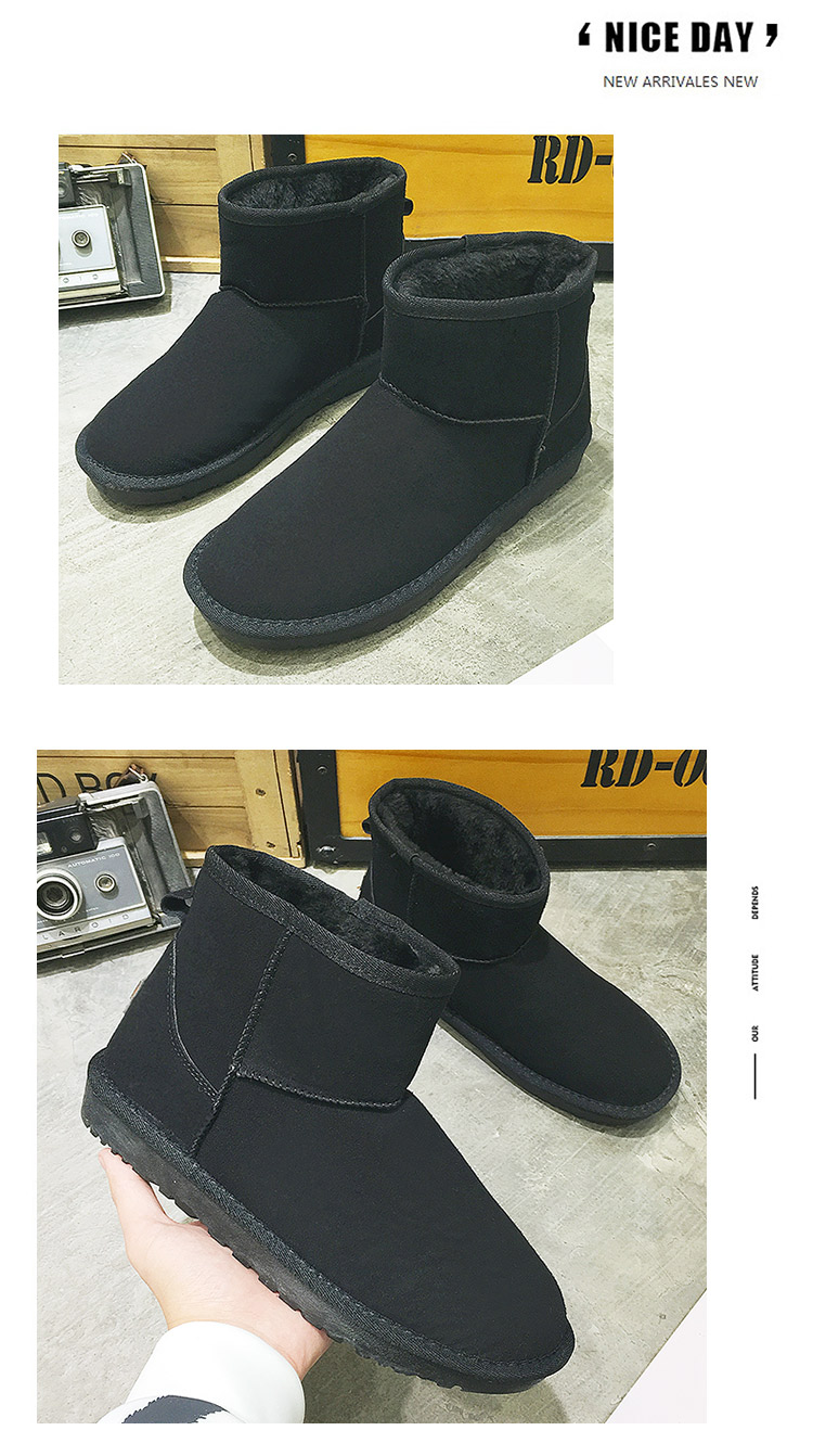 Giày tuyết mùa đông cho nam Giày cao cổ ấm áp giày nam lacoste