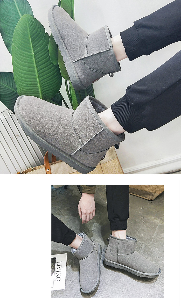 Giày tuyết mùa đông cho nam Giày cao cổ ấm áp giày nam lacoste