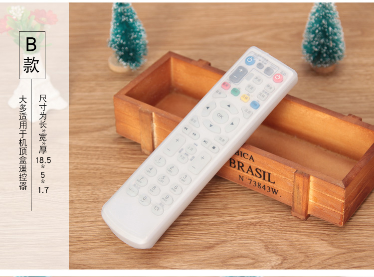 Ấm tình yêu sáng silicone điều khiển từ xa đặt TV điều hòa không khí DVD điều khiển từ xa vỏ bảo vệ chống vỡ bụi 3 bọc điều khiển