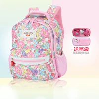 Hello kitty, школьный рюкзак, детская сумка через плечо, 3-4 года, защита позвоночника