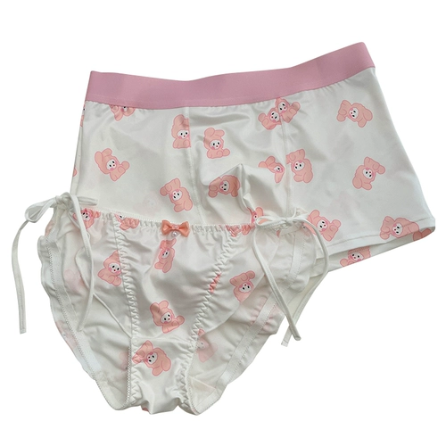 Милый кролик для влюбленных, нижнее белье, хлопковые штаны